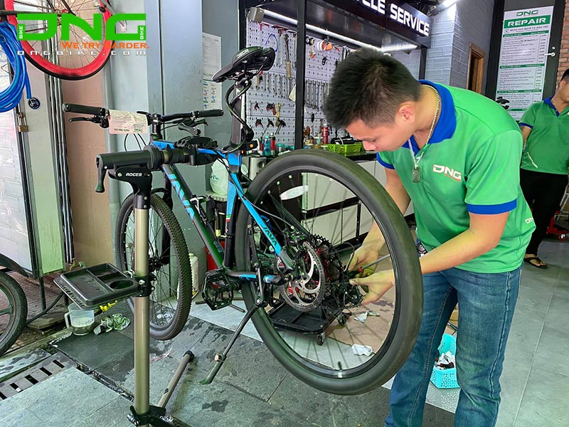 Bảo dưỡng xe đạp thể thaosửa xe đạp thể thao tại Hà Nội